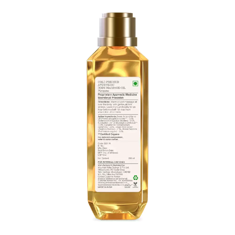 Ayurvedic Body Massage Oil Narayana, 200 ml-3.webp